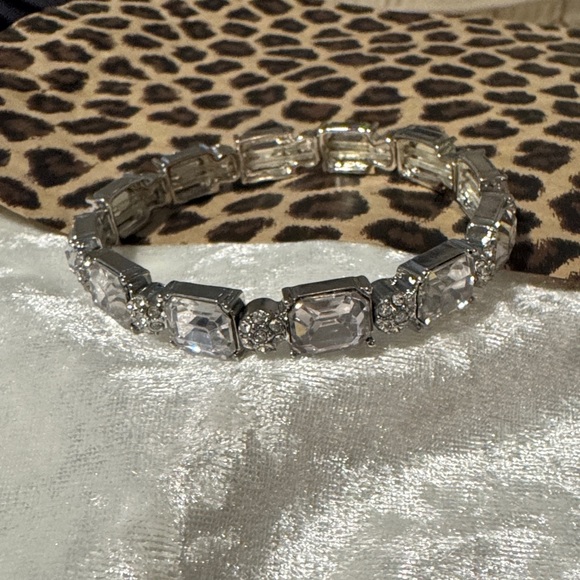 Swarovski Jewelry - Swarovski Silver Bracelet with Clear Crystals